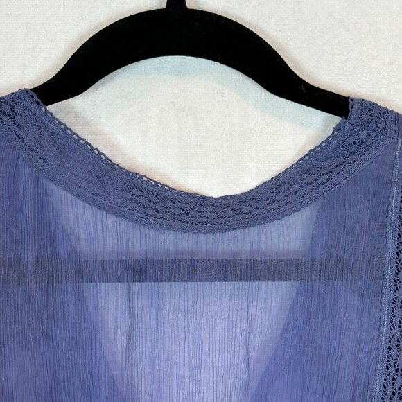 Sundance Led By Dreams Women's Floral Embroidered Drop Waist Midi Dress Petite L - Picture 12 of 14